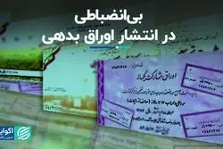 بی‌انضباطی در انتشار اوراق بدهی   