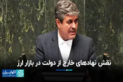 تاجگردون: نهادهای خارج از دولت نقش بیشتری در تأمین ارز دارند