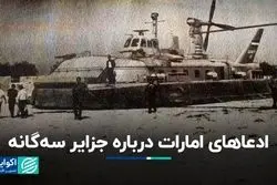 ادعاهای امارات درباره جزایر سه‌گانه