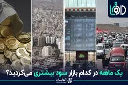 یک ماهه در کدام بازار سود بیشتری می کردید ؟