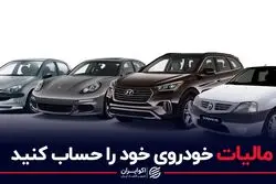 مالیات خودروی خود را حساب کنید