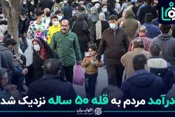 درآمد مردم به قله 50 ساله نزدیک شد