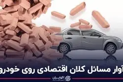 آوار مسائل کلان اقتصادی روی خودرو