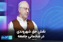 نقش حق شهروندی در شادمانی جامعه