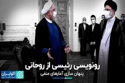 رونویسی رئیسی از روحانی 