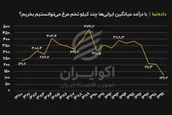 با درآمد میانگین ایرانی‌ها چند کیلو تخم مرغ می‌توانستیم بخریم؟