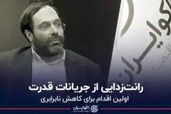 رانت‌زدایی از جریانات قدرت