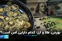 بورس، طلا و ارز؛ کدام دارایی امن است؟