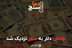  نوسان دلار به صفر نزدیک شد