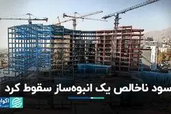 سود ناخالص یک انبوه‌ساز سقوط کرد  