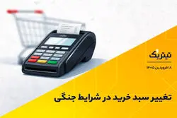تغییر سبد خرید در سایه جنگ