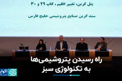 راه رسیدن پتروشیمی‌ها به تکنولوژی سبز