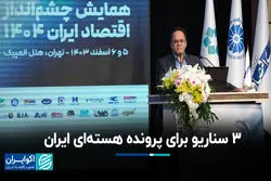  ٣ سناریو برای پرونده هسته‌ای ایران