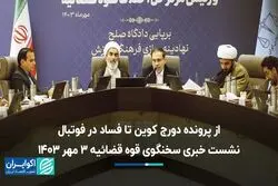 از  پرونده دورج کوین تا فساد در فوتبال/ نشست کامل سخنگوی قوه قضائیه 3 مهر 1403