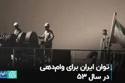توان وام‌دهی ایران در سال 53