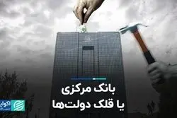 بانک مرکزی یا قلک دولت‌ها؟