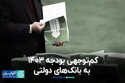 کم‌توجهی بودجه 1403 به بانک‌های دولتی
