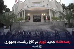 رصدخانه جدید تورم در کاخ ریاست جمهوری