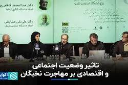 تاثیر وضعیت اجتماعی و اقتصادی بر مهاجرت نخبگان