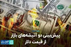 پیش‌بینی دو آتیشه‌های بازار از قیمت دلار 