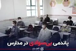 پاندمی بی‌سوادی در مدارس