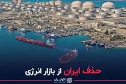 حذف ایران از بازار انرژی