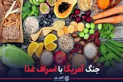 جنگ آمریکا با اسراف غذا 