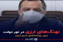 نهنگ های ارزی در تور دولت / پادکست برنامه صبحگاهی مرور روزنامه‌های صبح امروز یکشنبه ۲۸  آذر ۱۴۰۰