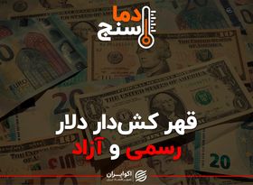 قهر کش‌دار دلار صرافی و آزاد