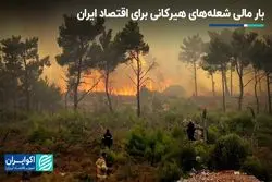 بار مالی شعله‌های هیرکانی برای اقتصاد ایران