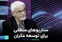  سناریوهای منطقی برای توسعه مکران