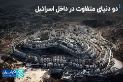 دو دنیای متفاوت در داخل اسرائیل