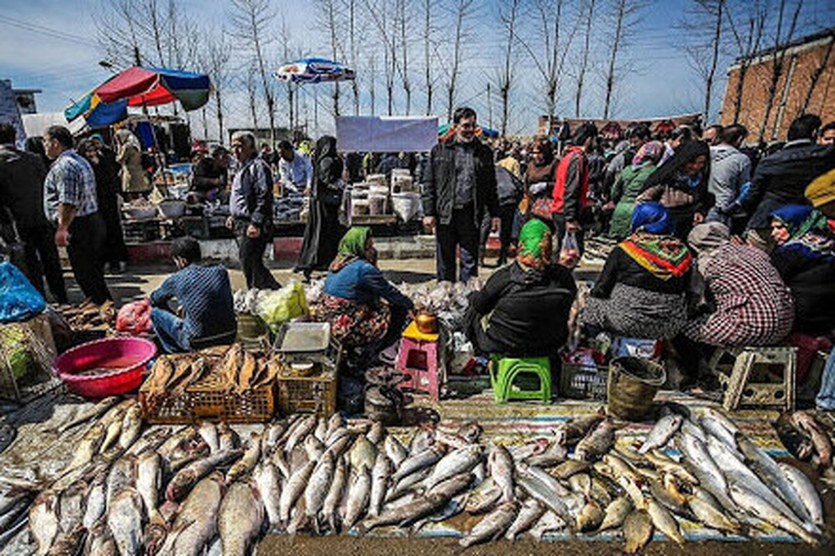 بارش تورم بهمن در خاک مازندران + نمودار