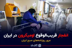 انفجار قریب‌الوقوع اومیکرون در ایران