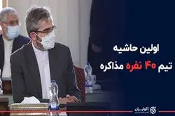 اولین حاشیه تیم مذاکره ایران