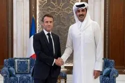 امیر قطر و مکرون درباره ایران چه گفتند؟