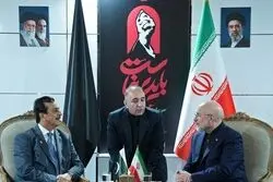 پیام قالیباف در دیدار با رئیس سنای پاکستان