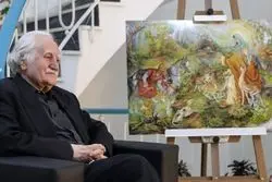 آخرین وداع با فرشچیان؛ تشییع پیکر در اصفهان