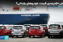 جهش 50درصدی قیمت خودروهای وارداتی؟