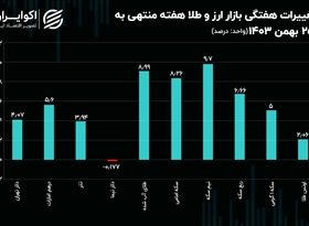 بازدهی دلار رسمی منفی شد / نیم سکه پرچمدار کسب بازدهی هفتگی