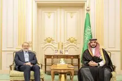 رایزنی لاریجانی با وزیر دفاع عربستان درباره تحولات منطقه