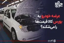 عرضه خودرو به بورس کالا قیمت‌ها را می‌شکند؟