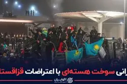 گرانی سوخت هسته ای با اعتراضات قزاقستان