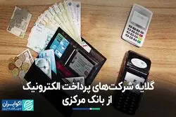 گلایه شرکت‌های پرداخت الکترونیک از بانک مرکزی