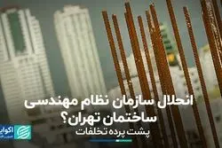 پشت پرده تخلفات؛ انحلال سازمان نظام مهندسی ساختمان تهران؟