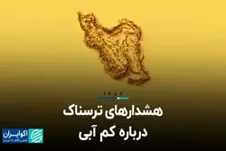 هشدارهای ترسناک درباره کم آبی