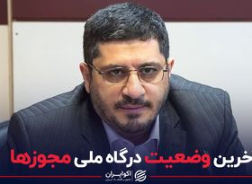 آخرین وضعیت درگاه ملی مجوزها