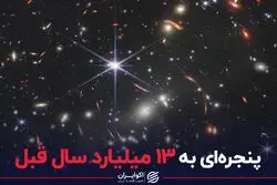 پنجره‌ای به ۱۳ میلیارد سال قبل