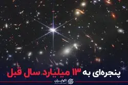 پنجره‌ای به ۱۳ میلیارد سال قبل