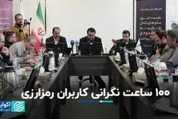 100 ساعت نگرانی کاربران رمزارزی
